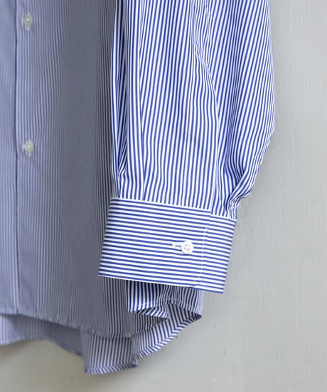 Graphpaper _ High Count Band Collar Round Cut Oversized Shirt