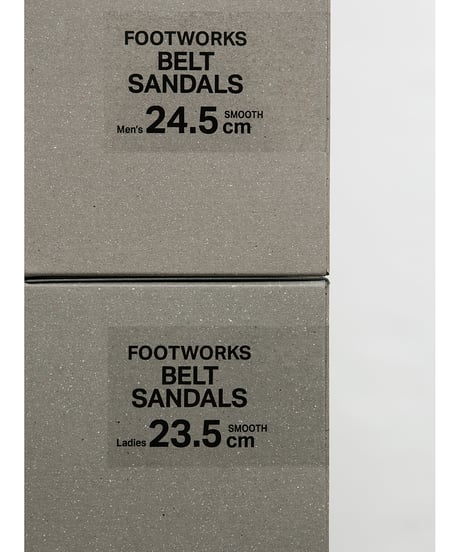 FOOTWORKS _ BELT SANDALS IN SMOOTH LEATHER