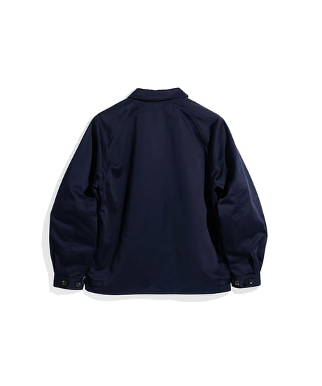 FOUNDOUR _ T/C TWILL ZIP UP BLOUSON ( Navy )