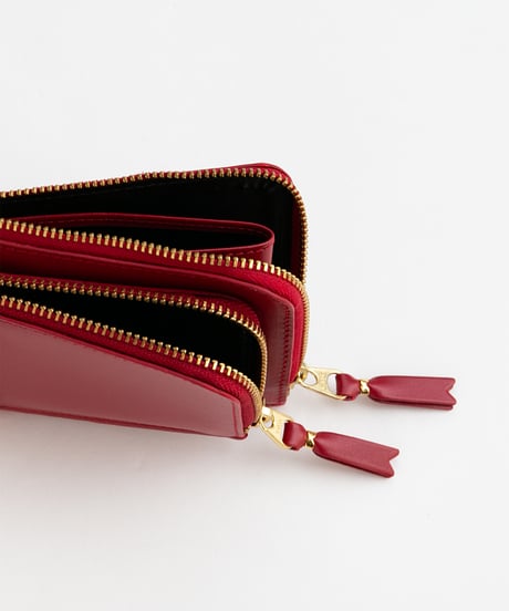 Wallet COMME des GARCONS _ Outside Pocket - WL-Zip Wallet ( Red )