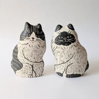 ねこちゃんオブジェ・横向き
