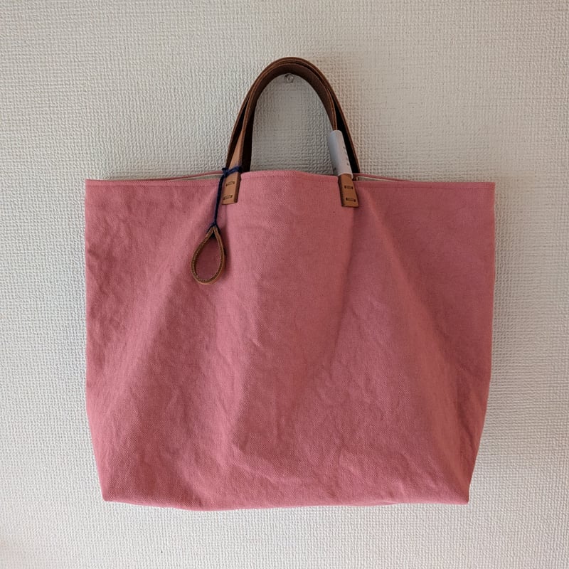 れんげの家 帆布トートバッグL | shironeko