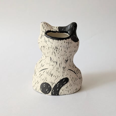 ねこちゃん花器