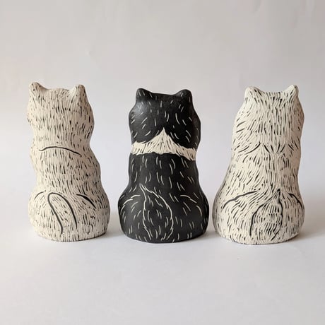 ねこちゃんオブジェ・大