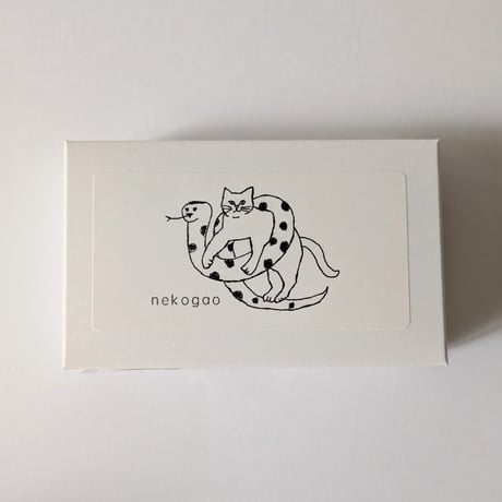 nekogaoネコがみてるよブローチ・BOX入り