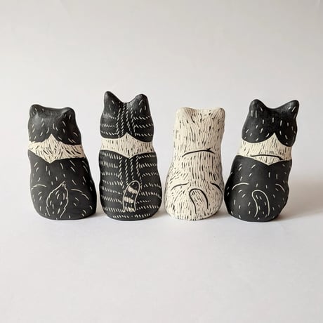 ねこちゃんオブジェ・小