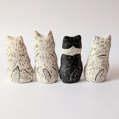 ねこちゃんオブジェ・小