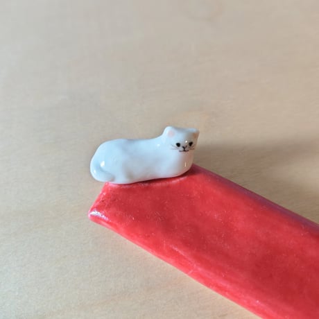 ねこはしまくらダブル 赤