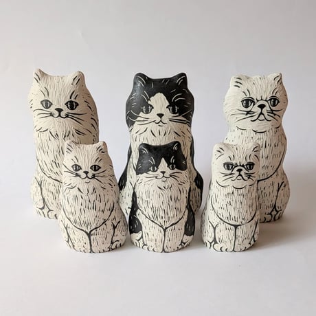 ねこちゃんオブジェ・小