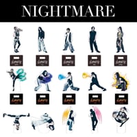 ナイトメア　RUKA着用　ツアーTシャツ NIGHTMARE BIRTHDAY LIVE 2024 ~RUKA BD ~ Tシャツ |