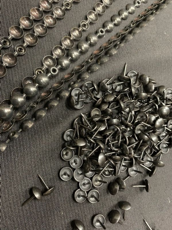 蒼空の金の鋲 連続鋲 古金調色 頭径9.6mm | (有)サヤマ 道具屋