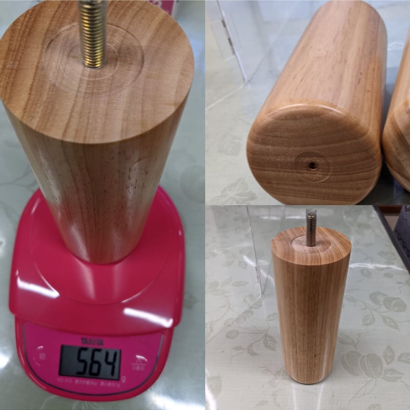 オーダー専用｜脚のみ×３本（70cm用） 木脚 70mm丸x185mm | (有)サヤマ 道具屋