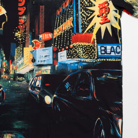 ◆NEMES 294 NEMES x HEAT "MIDNIGHT-SHINJYUKU" SHIRT