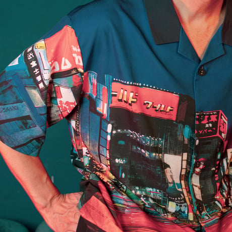 ◆NEMES 292 NEMES x HEAT "PURPLE SHINJYUKU" SHIRT