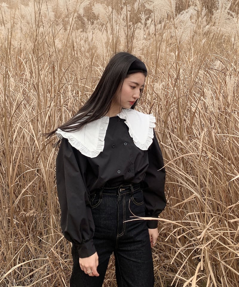 Big collar blouse. | CHÉNE DE MAISON