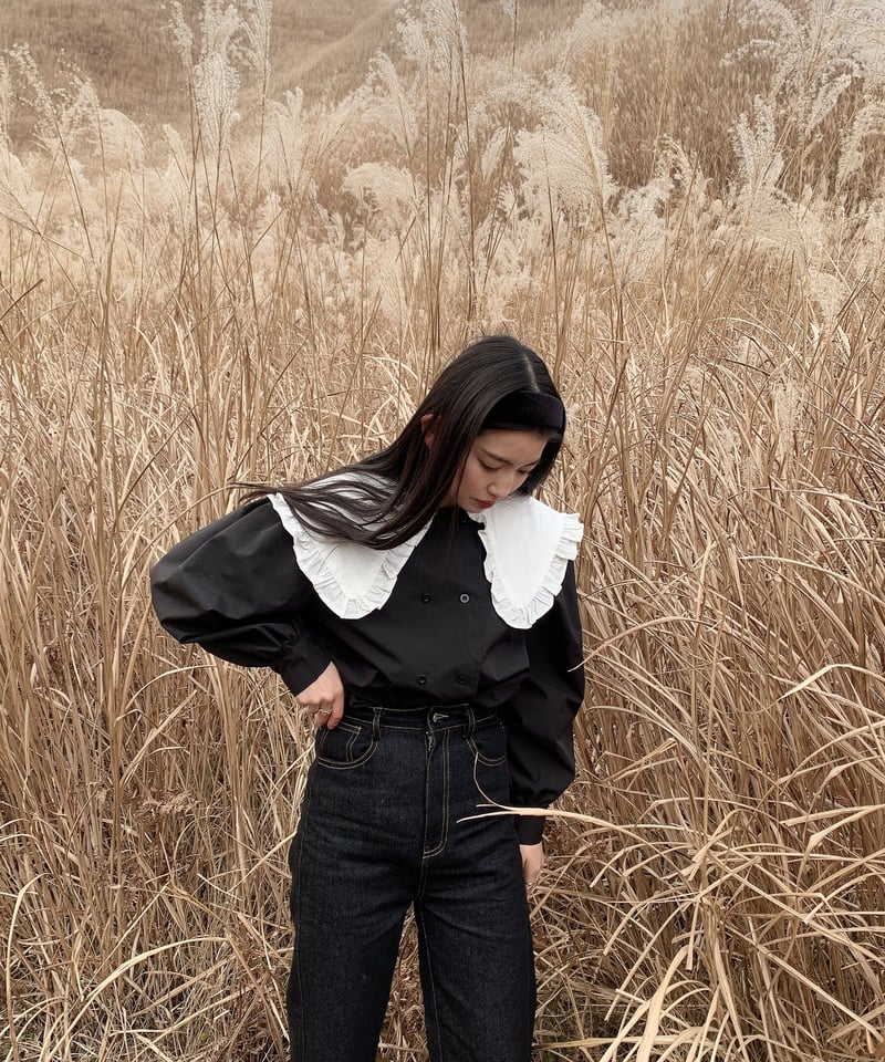 Big collar blouse. | CHÉNE DE MAISON