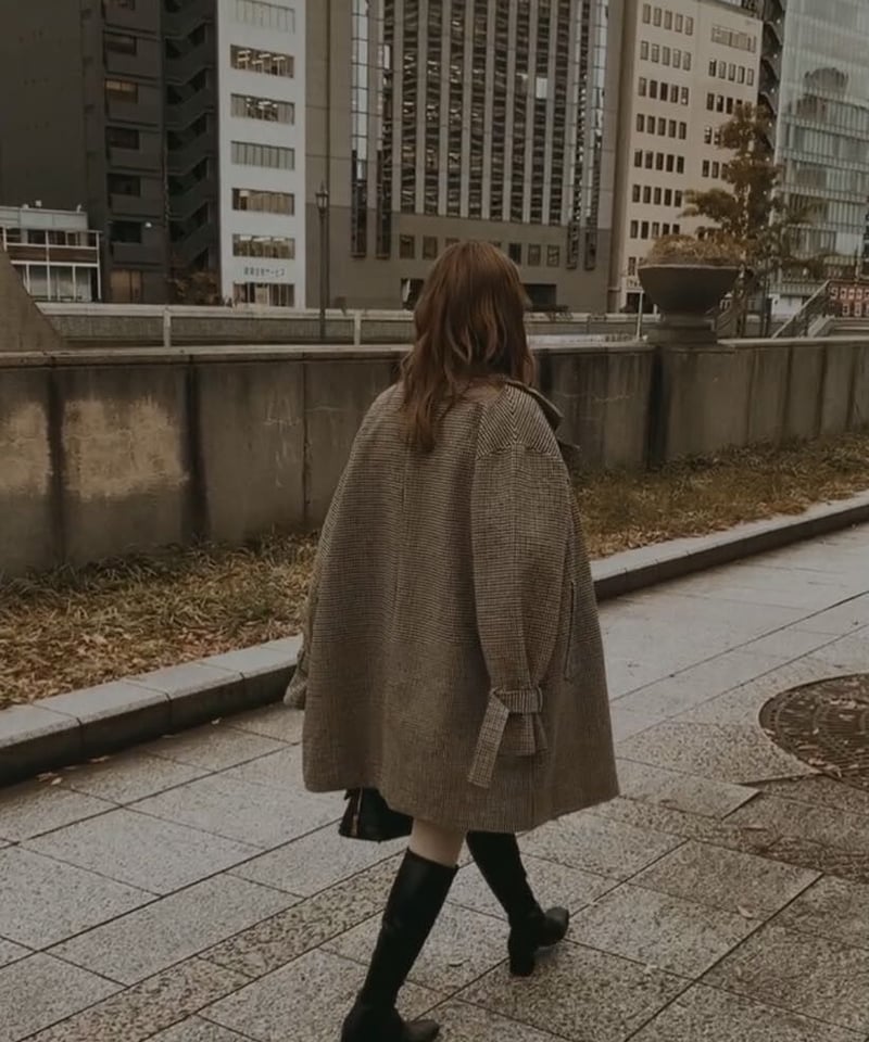 Plover pattern coat. | CHÉNE DE MAISON Plover pattern coat. | CHÉNE DE MAISON
