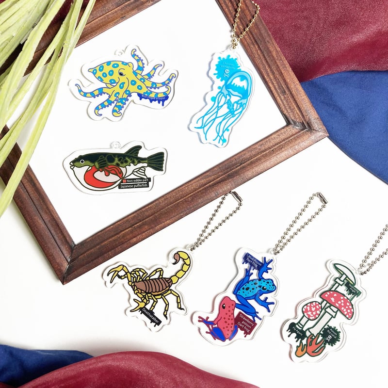 アクリル キーホルダー 【有毒生物】 | CHICO's STORE