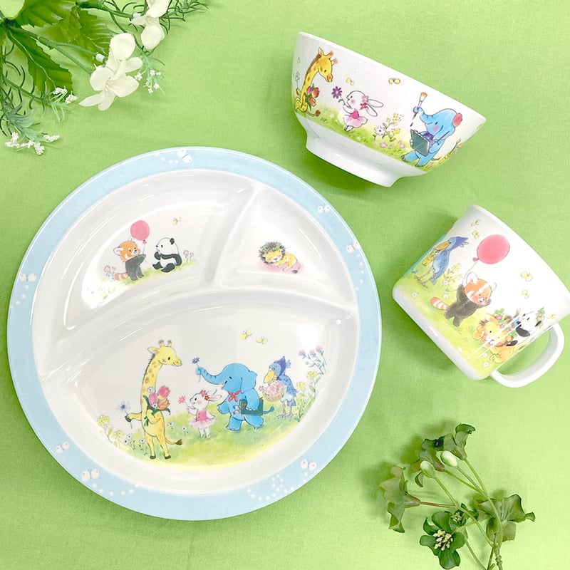 ちいかわbaby メラミン食器セット3点セット Chiikawa Baby メラミン