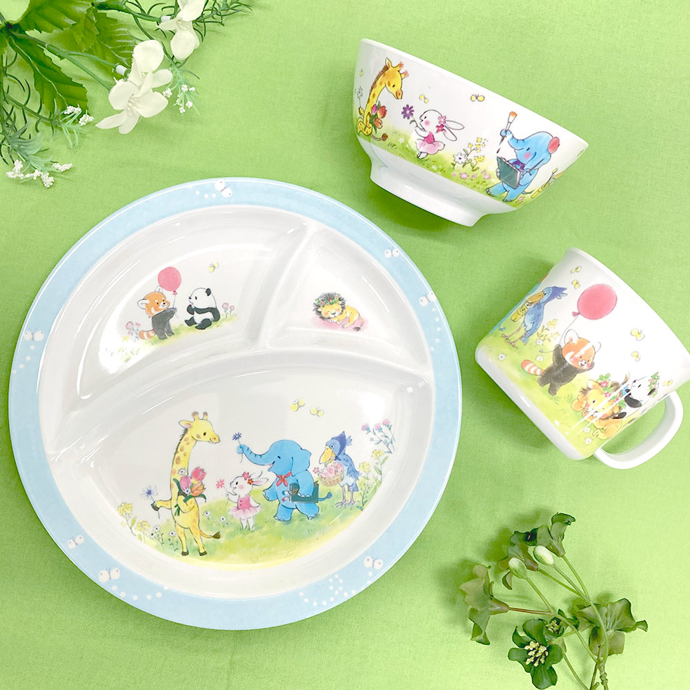希少！ Rady メラミン食器 21点 セット Amazon.co.jp: Member's Mark メラミン食器18点セット 農場用花