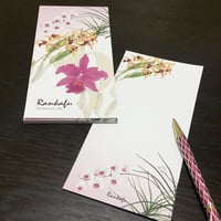 一筆箋  蘭花譜