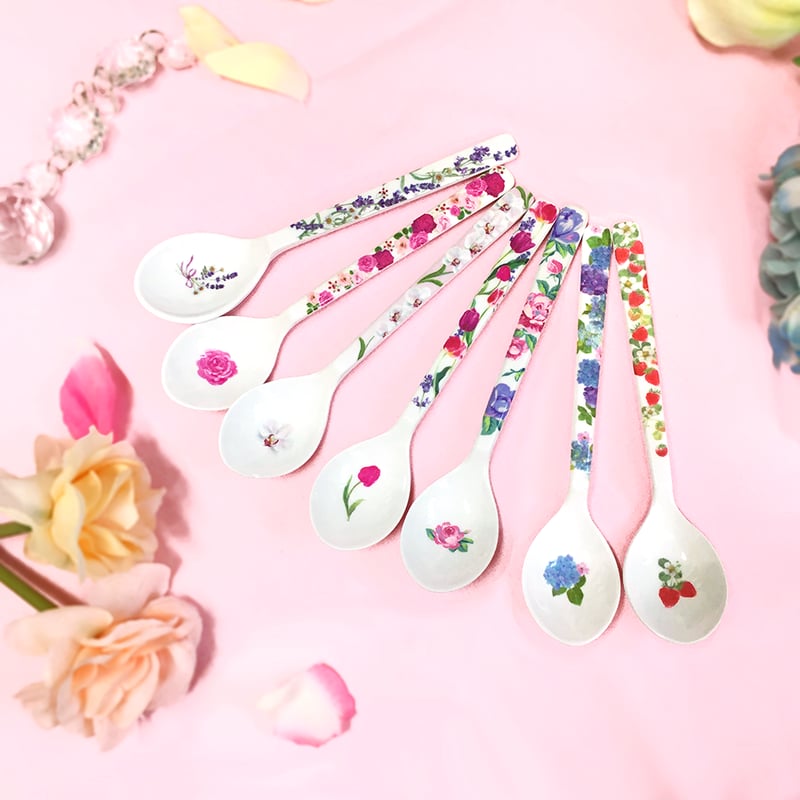 花柄デザイン スプーン 20cm コーヒースプーン 【 花 】 | CHICO's STORE