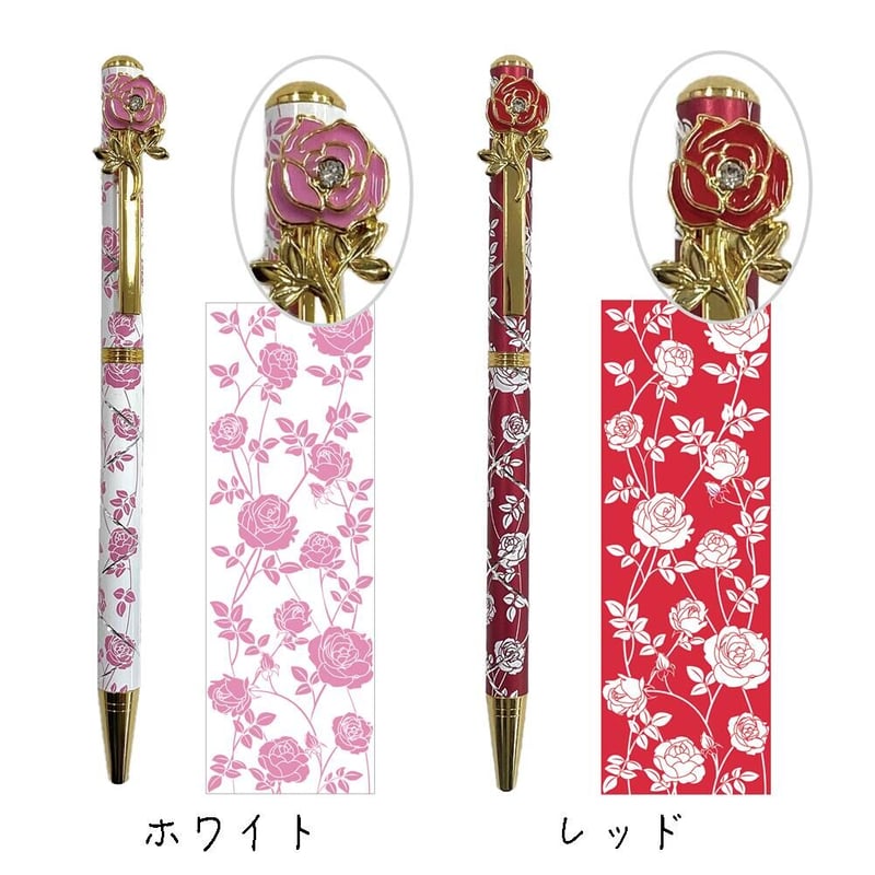 オリジナル】キラキラボールペン ( バラ ) | CHICO's STORE