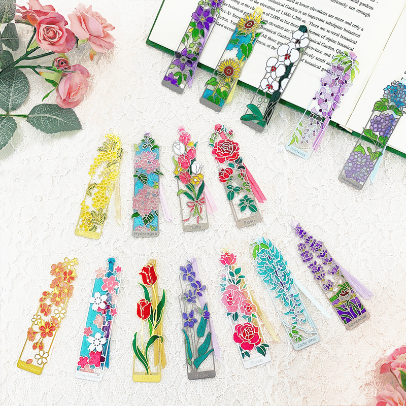 【完売品】ベルサイユのばら　ブックマーカー　しおり　彩色版 Amazon | 智光 】 ステンドグラス 風 ブックマーカー (しおり