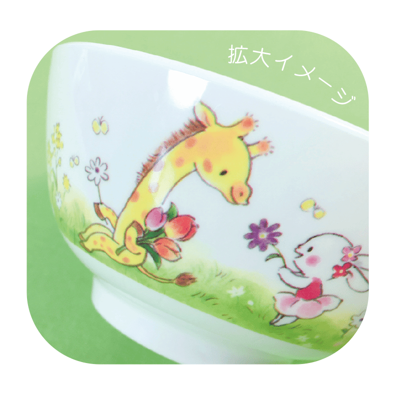 小振りな可愛い楽茶碗　C56-2 茶碗【 かわいい動物たち 】 | CHICO's STORE