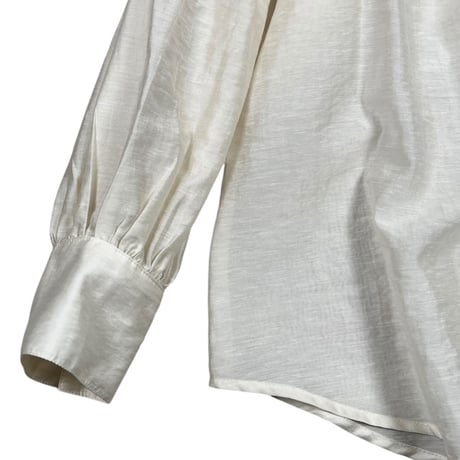 WHYTO.  / SHEER VOLUME BLOUSE / WHT25HBL4065 LTBEIGE size38