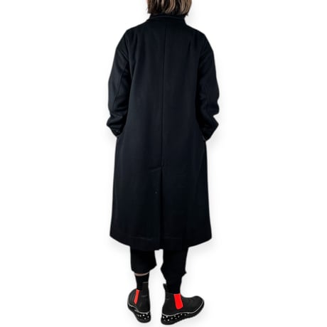 TISSU / カシミヤビーバースタンドカラーコート / TS243CO080  クロsize1