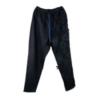 BEDSIDEDRAMA / Flower Lace Relax Pants / BSD25SS-17 ブラック size2