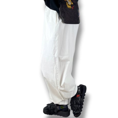 (g) グラム / RELAX COTTON WIDE PANTS / g_619 WHITE