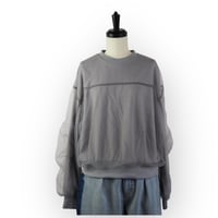 BLANCbasque  / チュールレイヤードTOPS / PB51-917 グレー