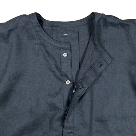 TISSU / フレンチリネン比翼プルオーバー / TS250SH076   001クロ size3