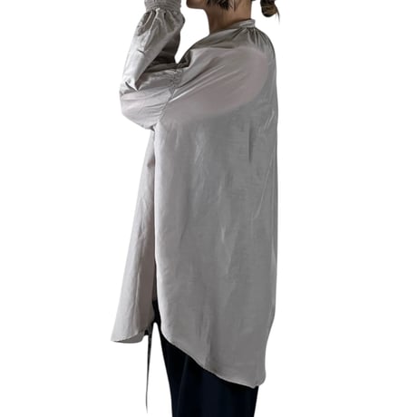 UNIVERSAL TISSU / コットンシルクトリプルシャーリングシャツ / UT261BL002 019グレージュ
