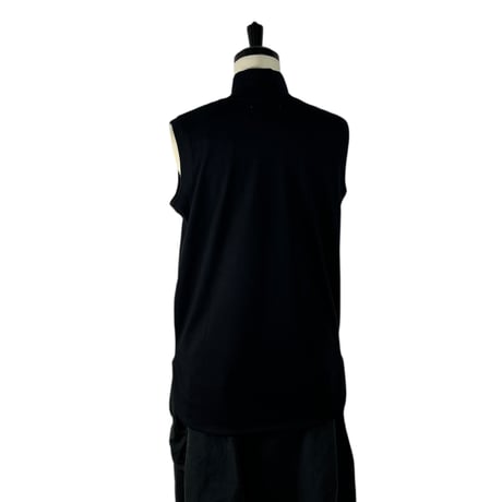 ESTROISLOSE / Organicフルタンブラー天竺ハイネックノースリーブ / EC26204 99BLACK