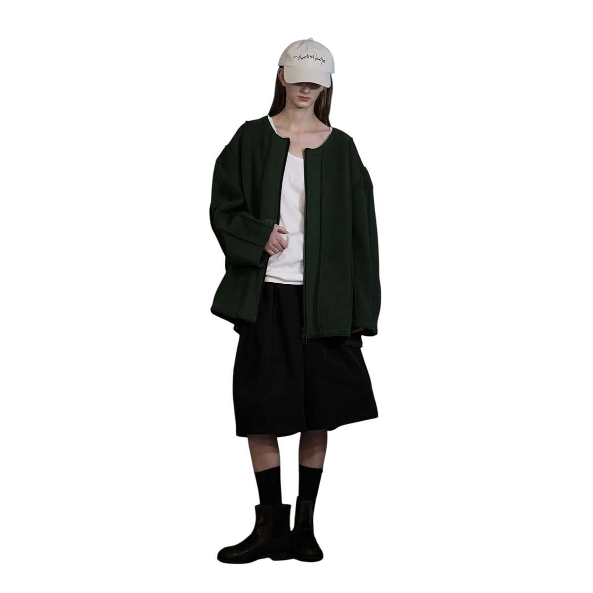 美品 my beautiful landlet ウール コットン 黒 日本製 MY BEAUTIFUL LANDLET PADDED NYLON JACKET - CHARCOAL – TOYASIDO