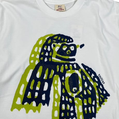 TIGER BROCANTE / Gorilla 半袖Tシャツ / BP-73-TPO1 ホワイト