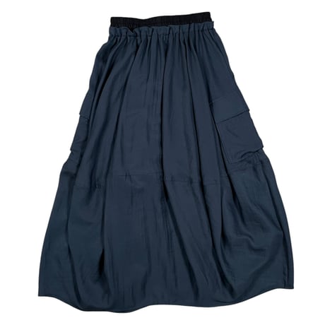 Pearl Button - BLANCbasque / ギャザーバルーンスカート / PB62608 29navy