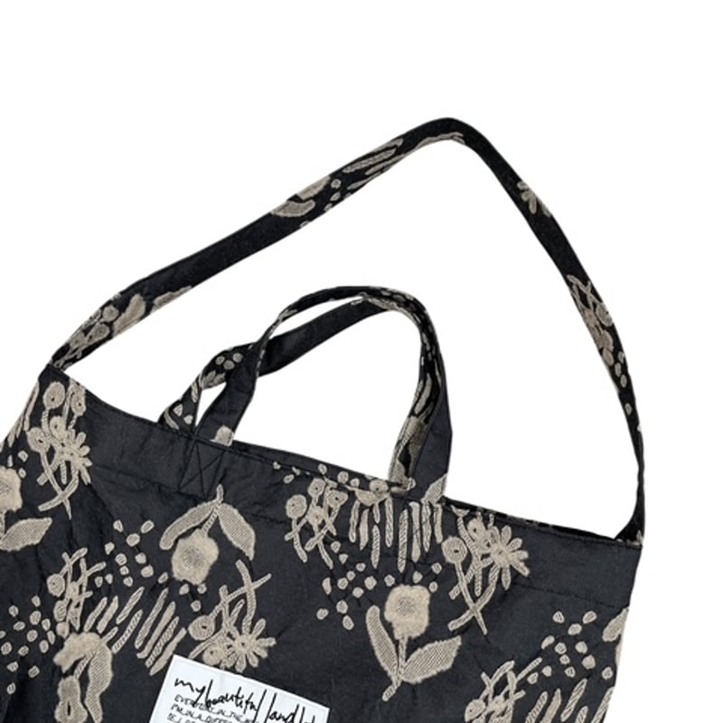 【美品】my beautiful landletトート my beautiful landlet トートバッグ 「my landlet」 QUILTED