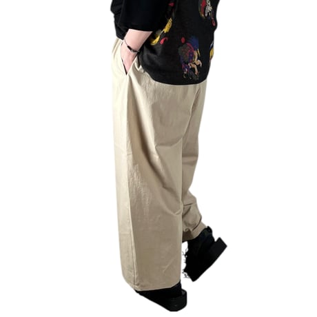(g) グラム / RELAX COTTON WIDE PANTS / g_619 BEIGE