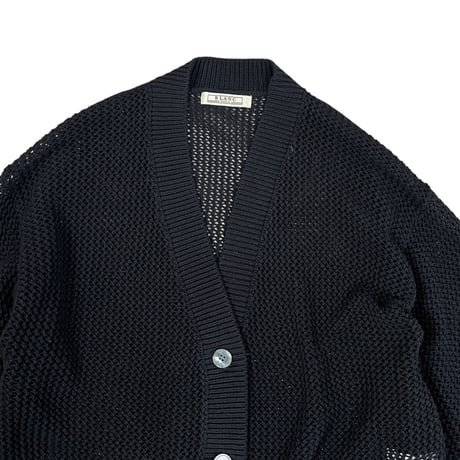 BLANCbasque / メッシュカーディガン / BB63-715 19BLACK