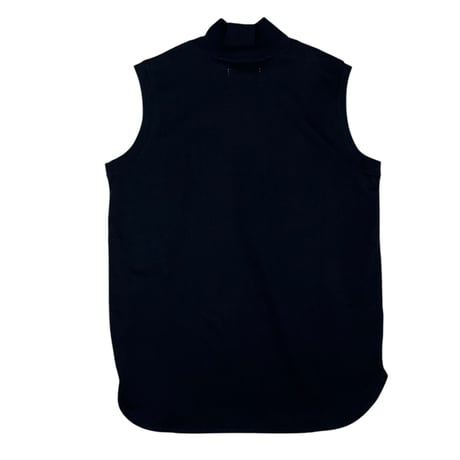 ESTROISLOSE / Organicフルタンブラー天竺ハイネックノースリーブ / EC26204 99BLACK