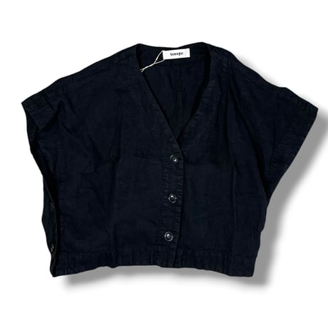 tumugu / ソリトリネン2wayベスト / TB26216 BLACK