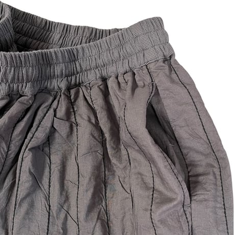 tumugu / キャンブリック×コットンメッシュパンツ / TB26119 CHARCOAL