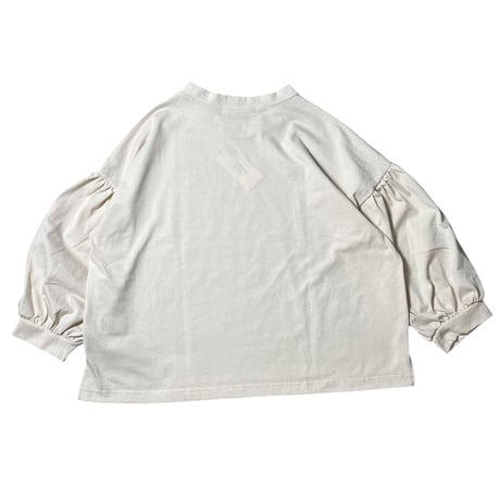 UNIVERSAL SEVEN / 度詰め天竺ギャザーパフPO / US260CT015 012キナリ
