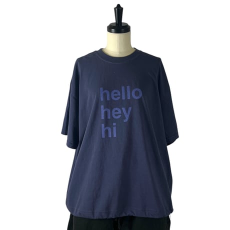 FILUM /  USコットンピグメントドローコードTプリントT  / 2603306 NAVY