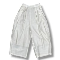 WHYTO.  / sheer volume trouser / WHT26HPT4062 LTBEIGE