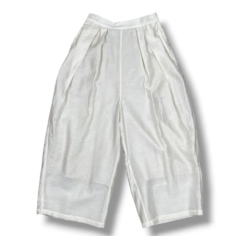WHYTO.  / sheer volume trouser / WHT26HPT4062 LTBEIGE